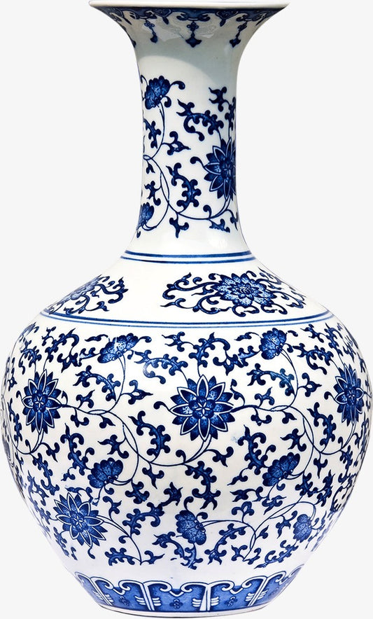 The historical development of blue and white porcelain