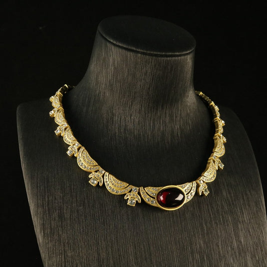 Vintage Ruby Necklace