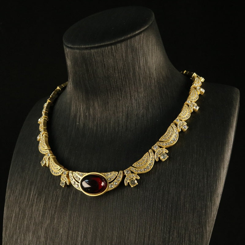 Vintage Ruby Necklace